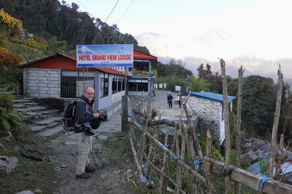 Fin de l'étape à Tadapani à 2610m